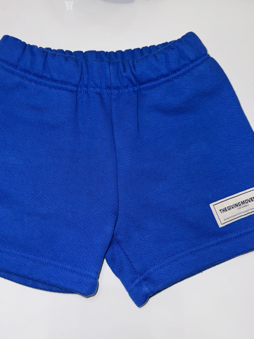 The Giving Movement Kids Royal Blue Elastic-Waist Shorts size 4-5yrs